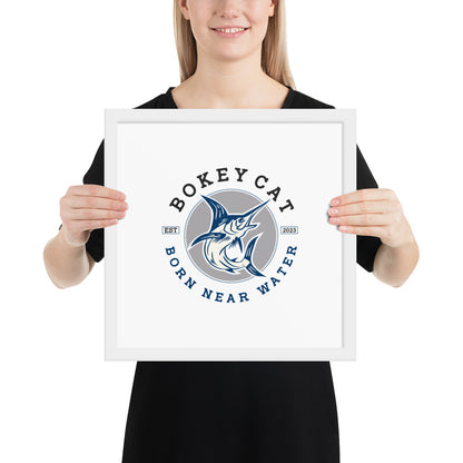 BokeyCat Framed poster