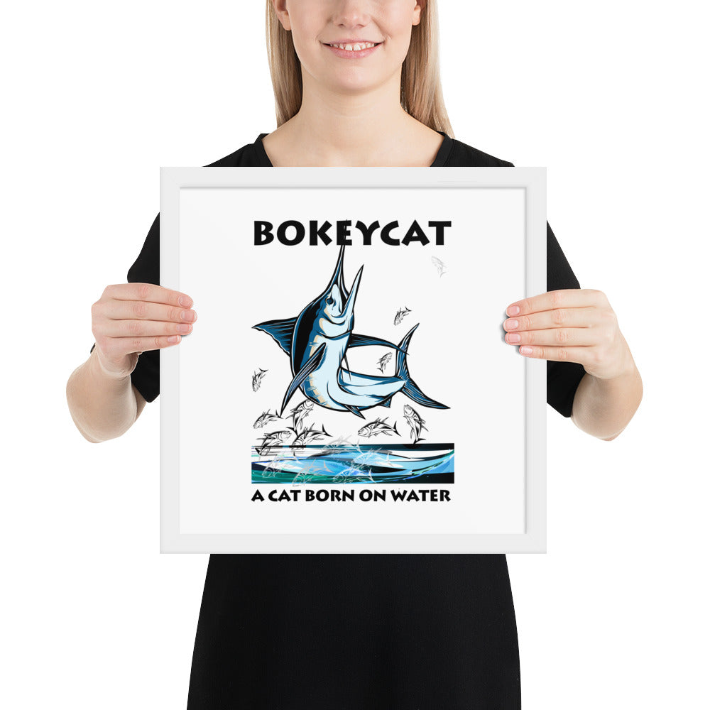 BokeyCat Framed poster