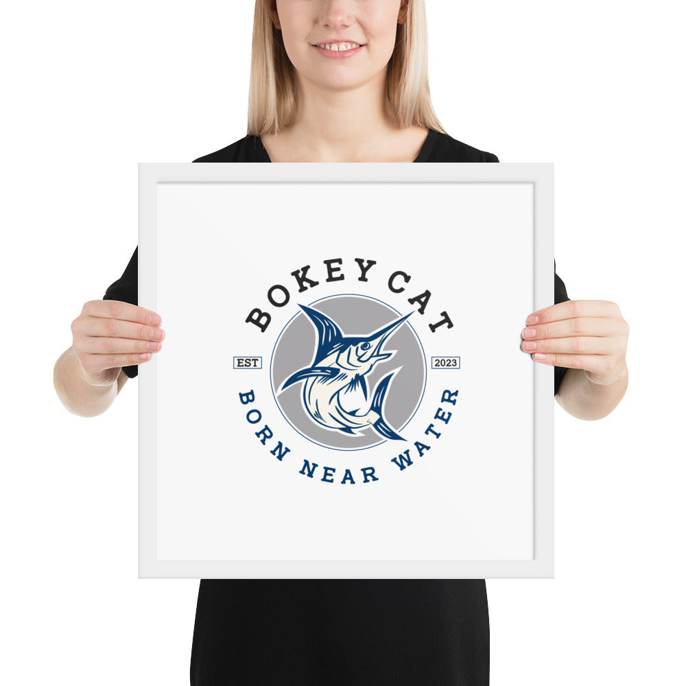 BokeyCat Framed poster