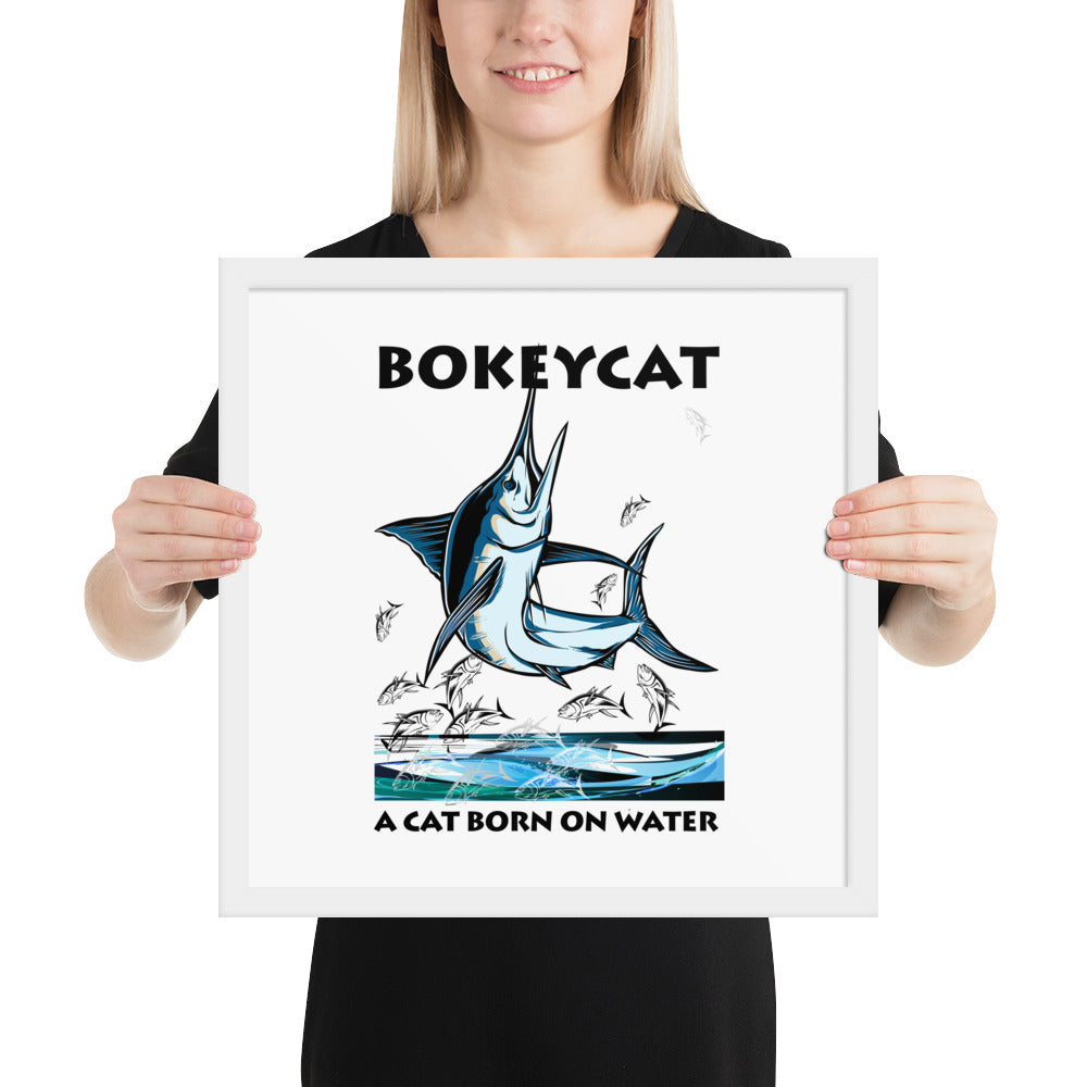 BokeyCat Framed poster