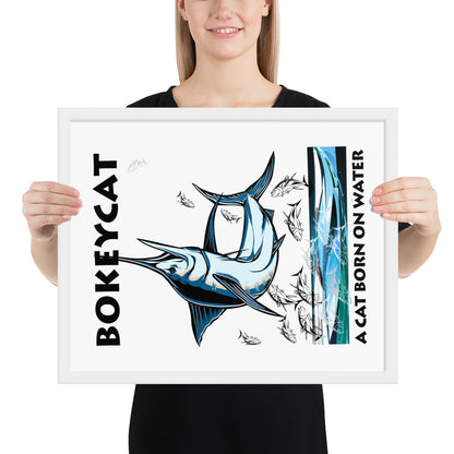 BokeyCat Framed poster