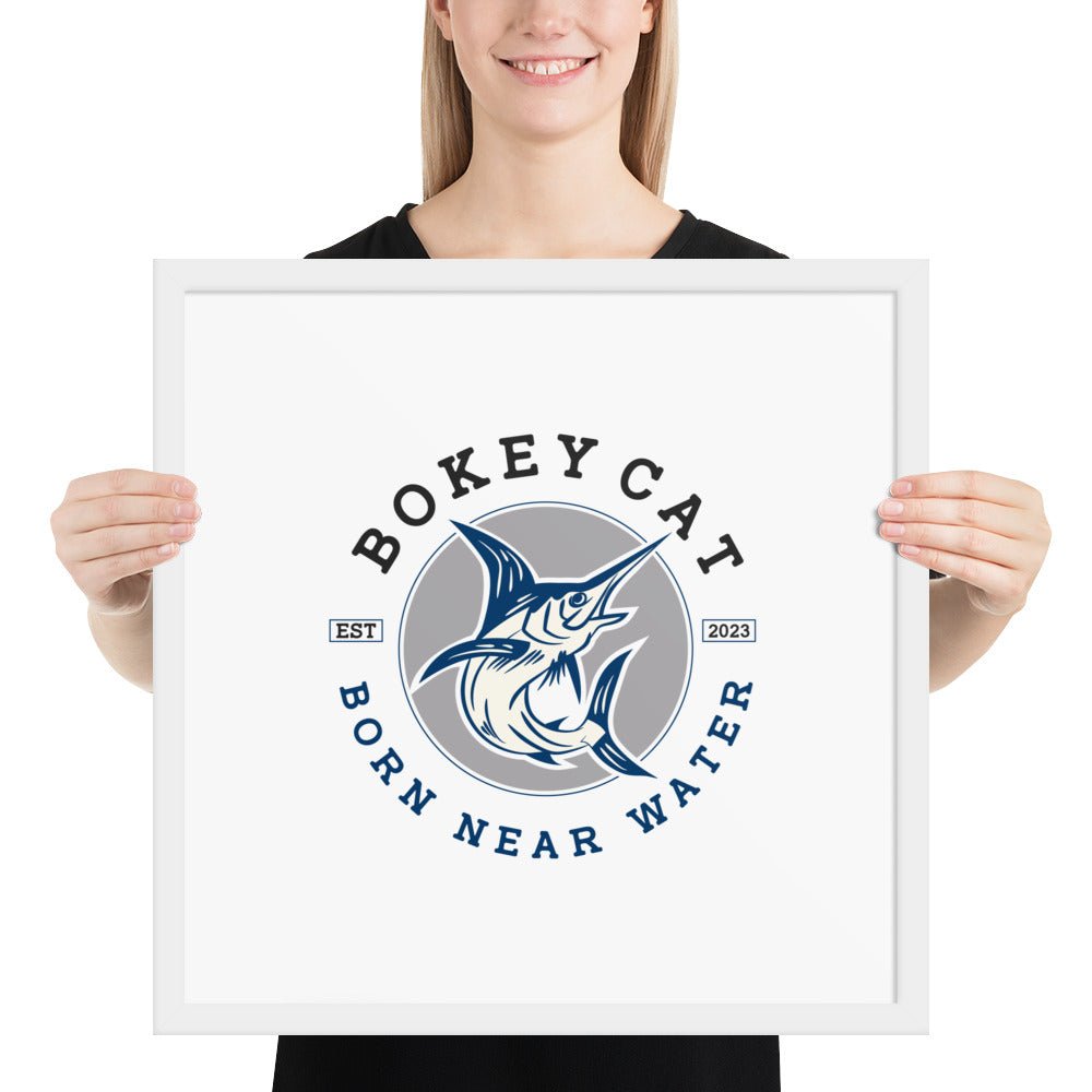 BokeyCat Framed poster