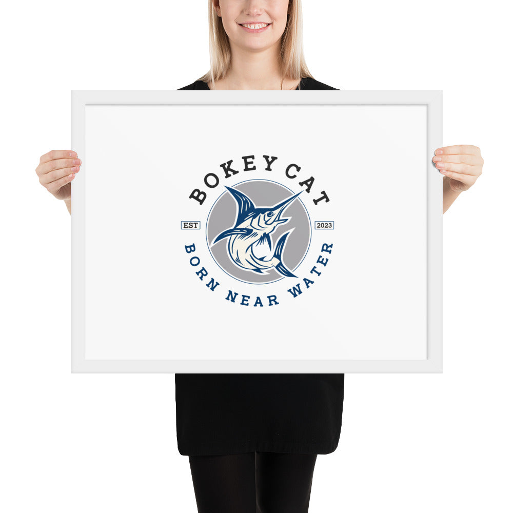 BokeyCat Framed poster