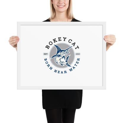 BokeyCat Framed poster