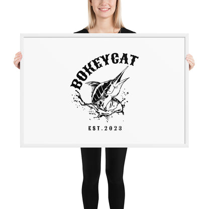 BokeyCat Framed poster