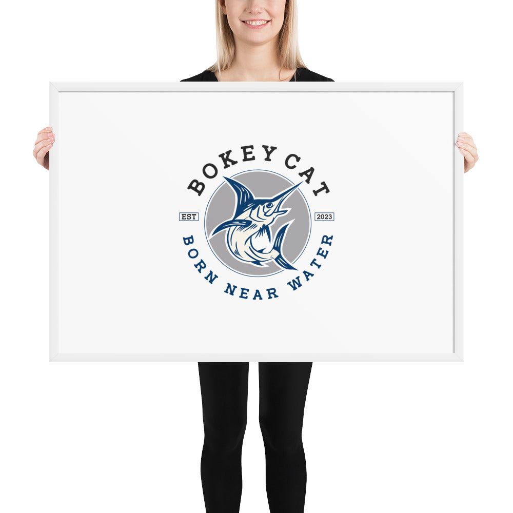 BokeyCat Framed poster
