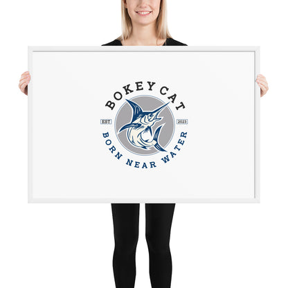 BokeyCat Framed poster