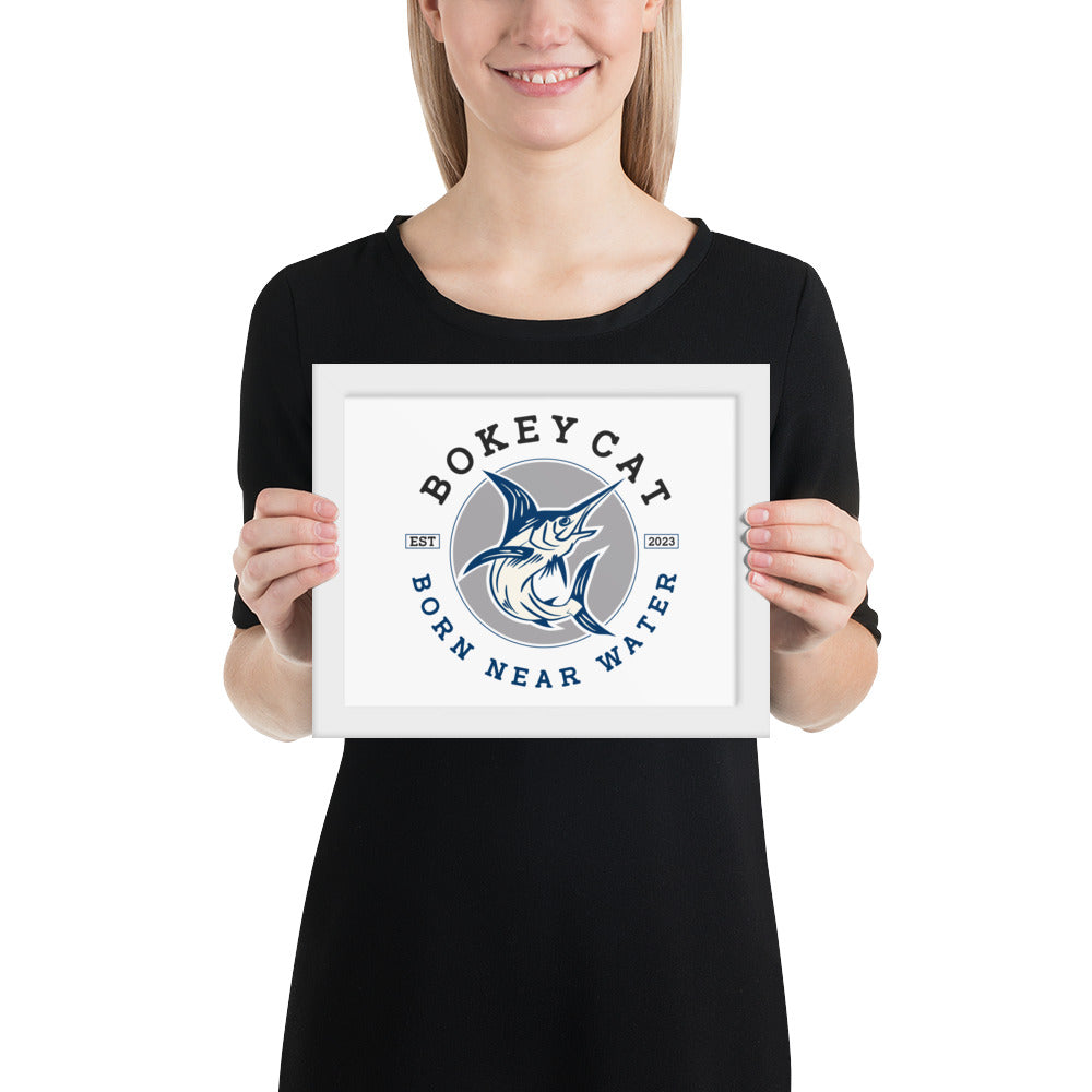 BokeyCat Framed poster
