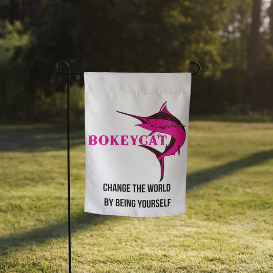 BokeyCat Garden flag