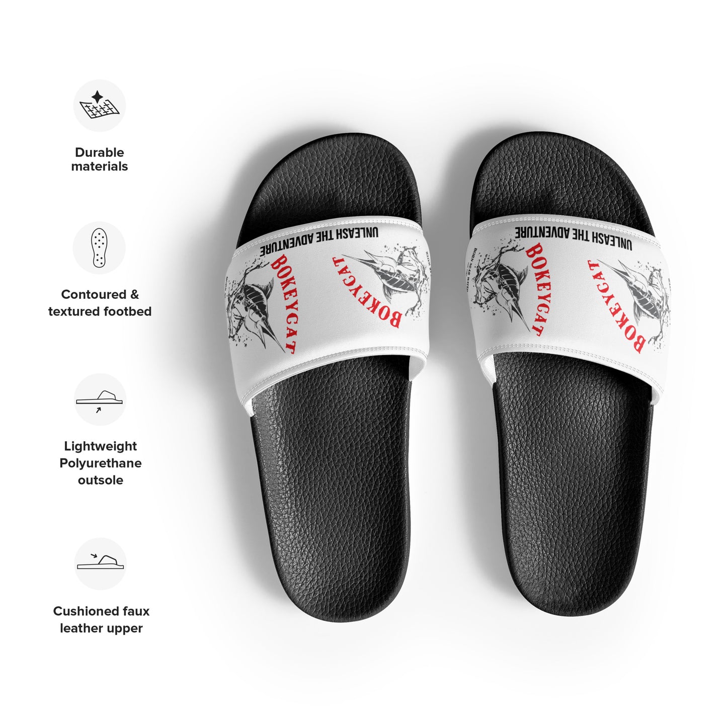 BokeyCat Men’s slides/