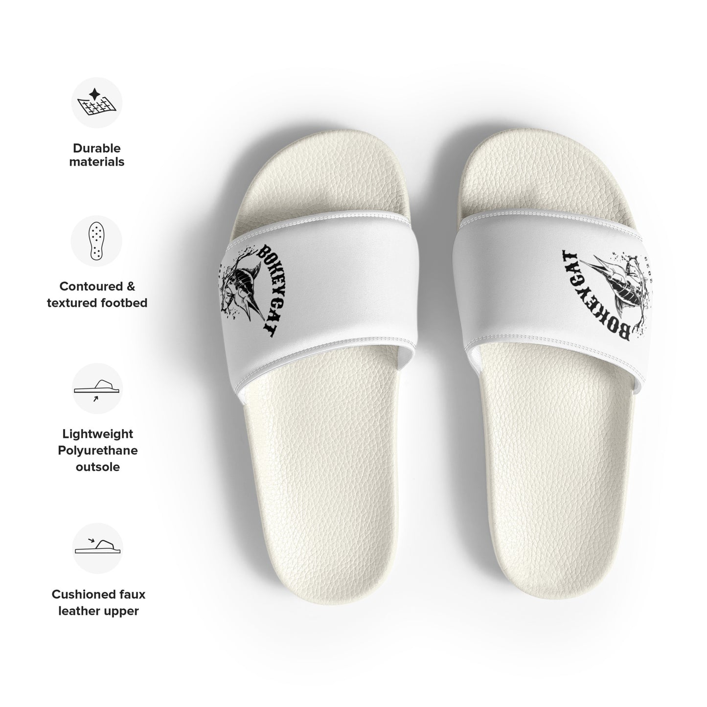 BokeyCat Men’s slides/