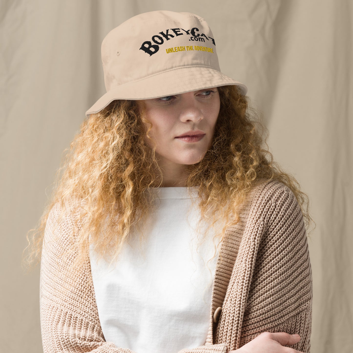 BokeyCat Organic bucket hat