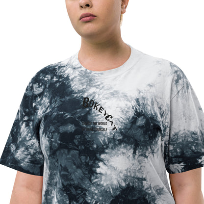 BokeyCat Oversized tie-dye t-shirt