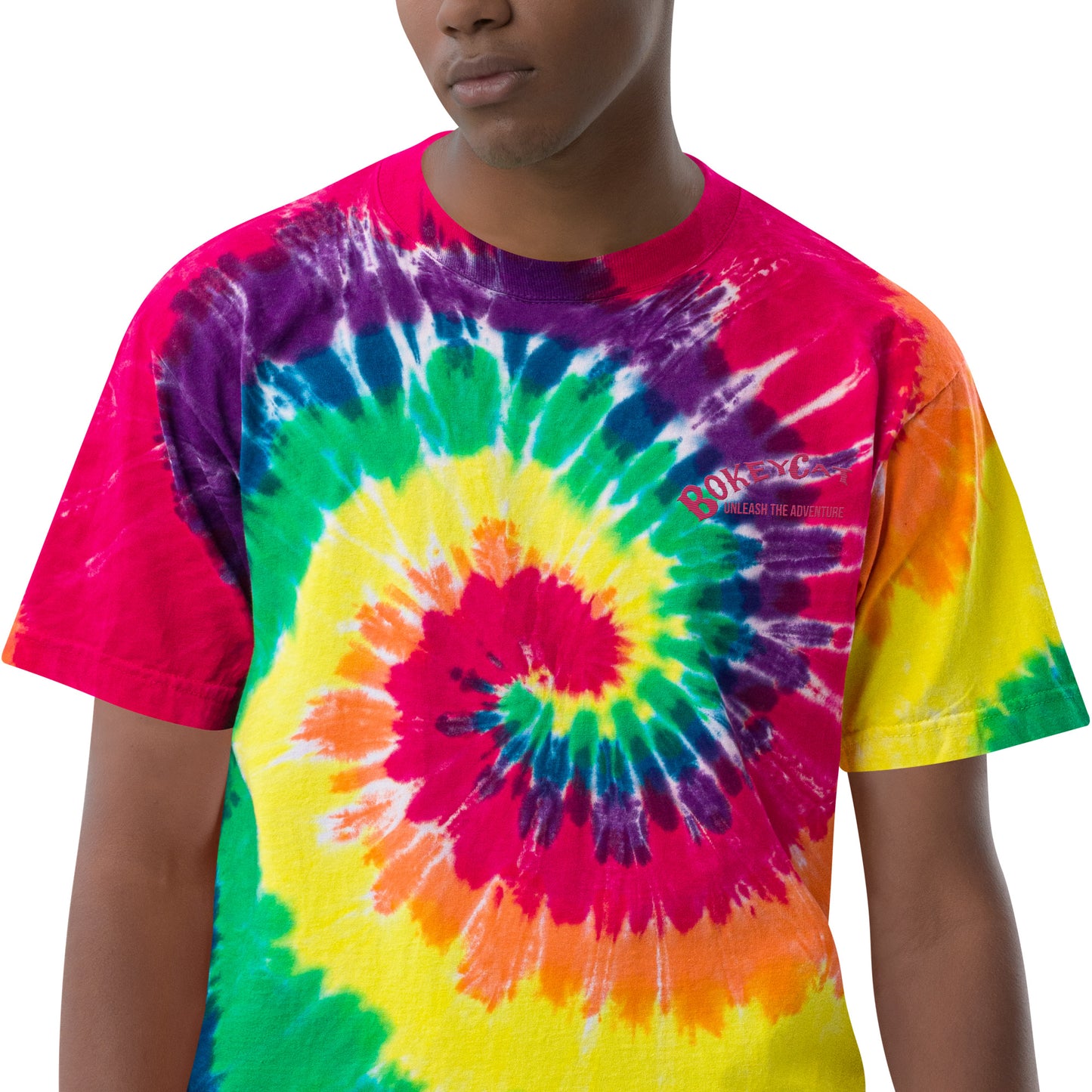 BokeyCat Oversized tie-dye t-shirt