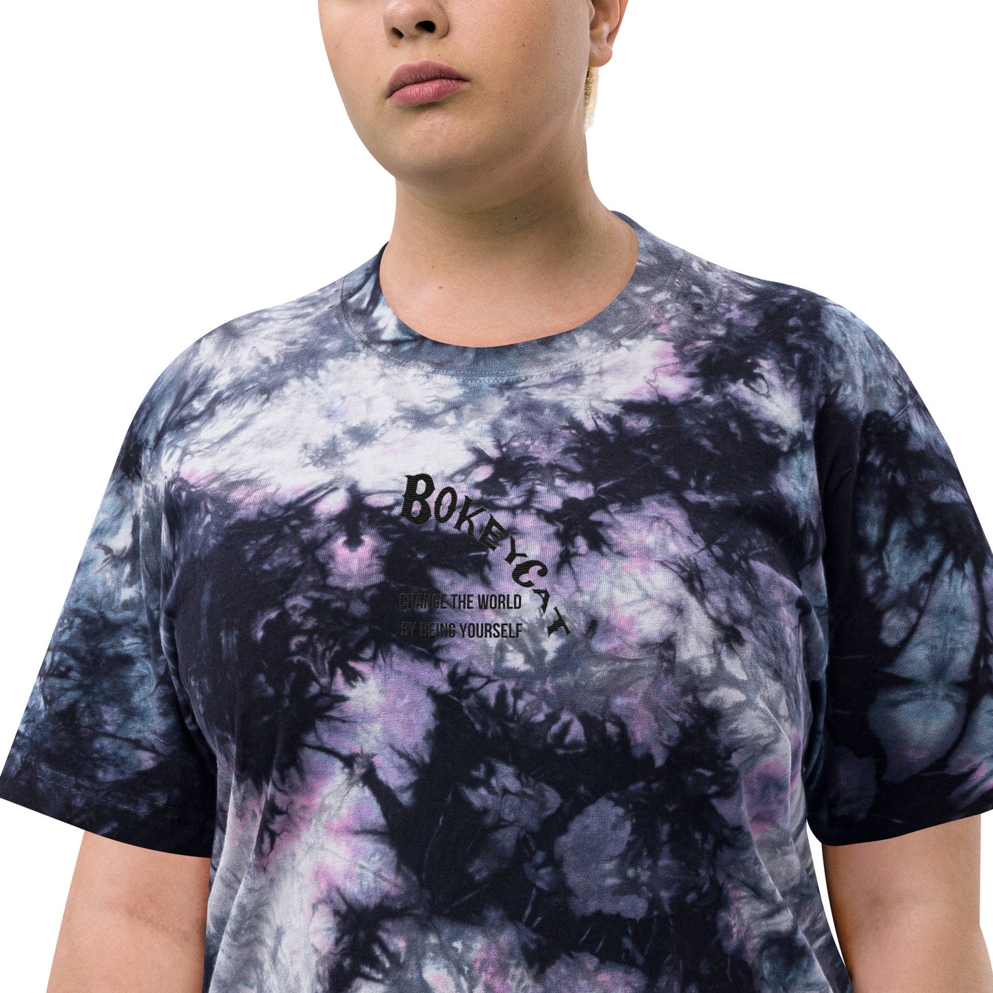 BokeyCat Oversized tie-dye t-shirt