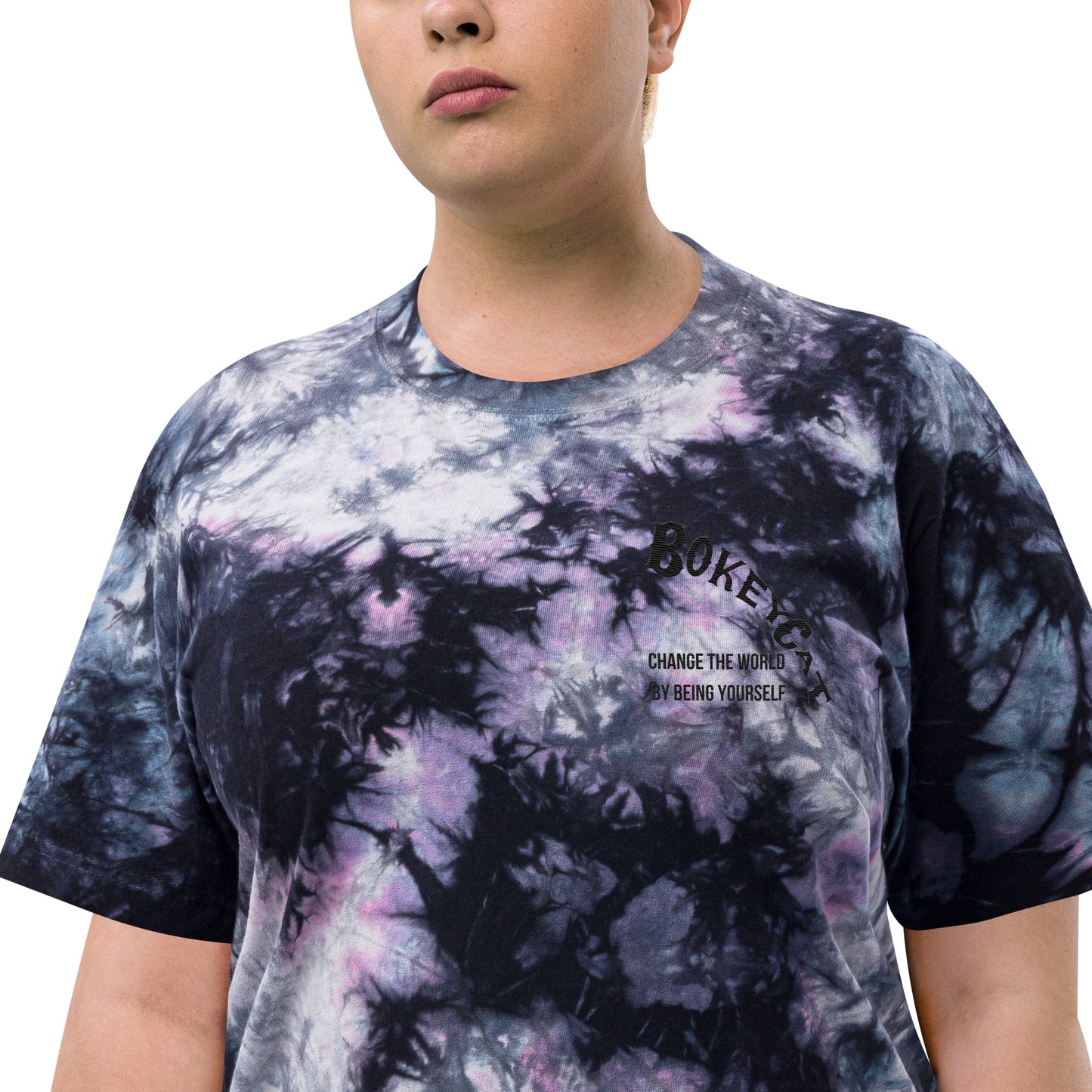 BokeyCat Oversized tie-dye t-shirt