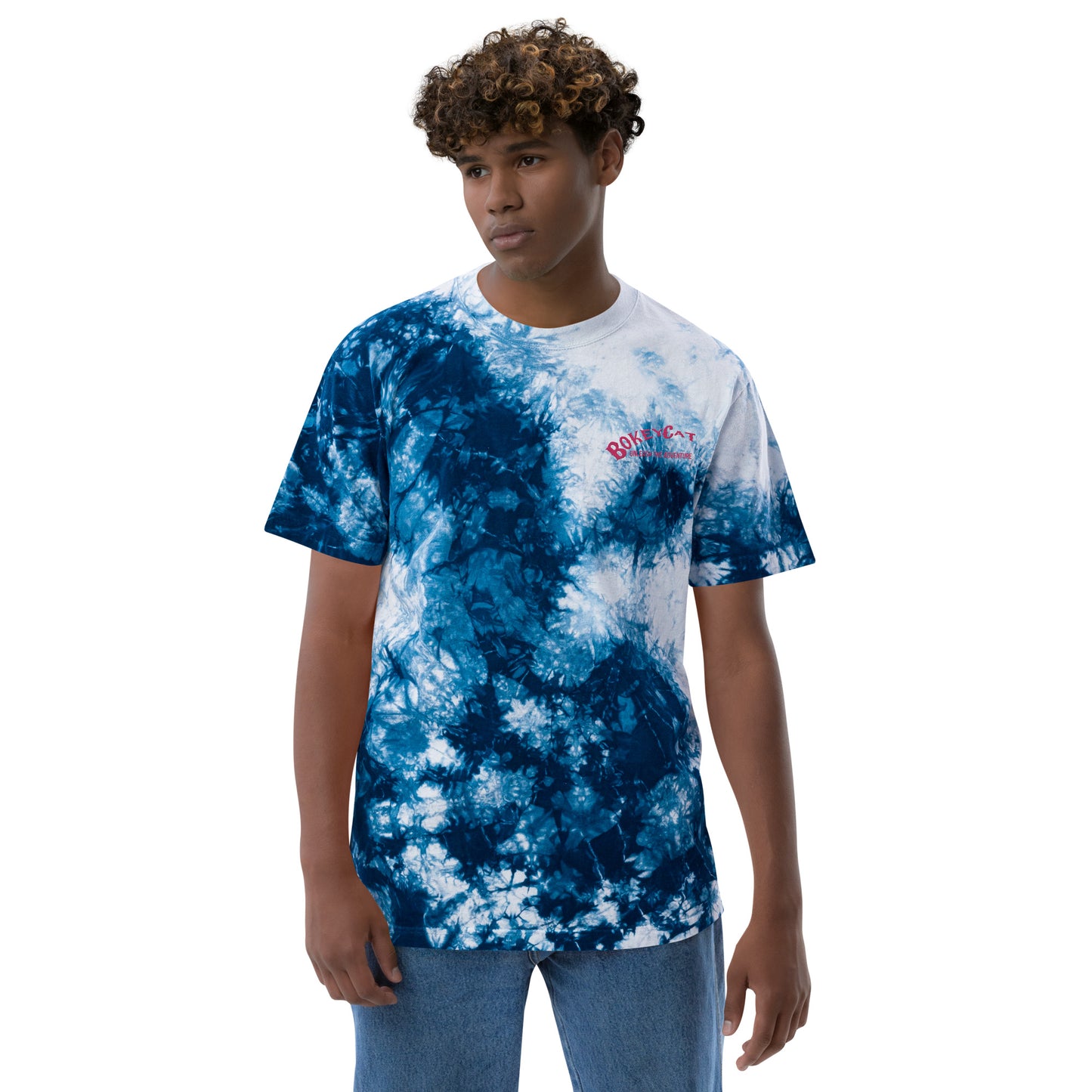 BokeyCat Oversized tie-dye t-shirt