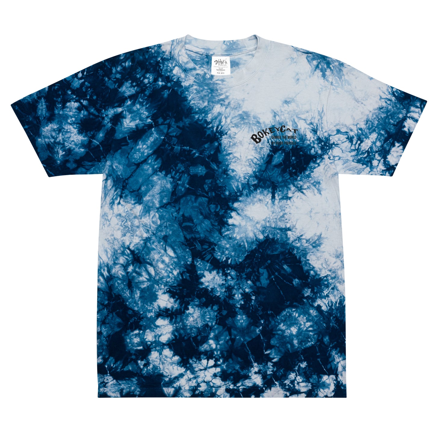 BokeyCat Oversized tie-dye t-shirt