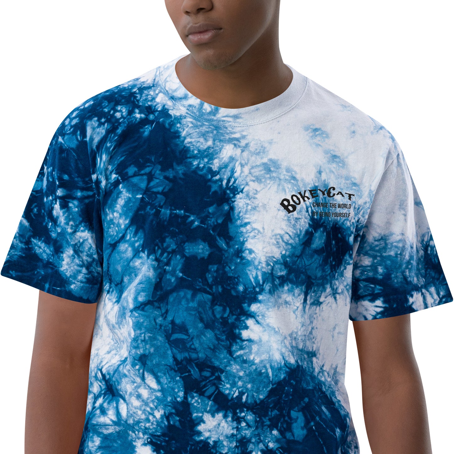 BokeyCat Oversized tie-dye t-shirt