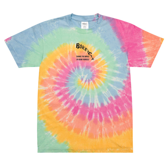 BokeyCat Oversized tie-dye t-shirt