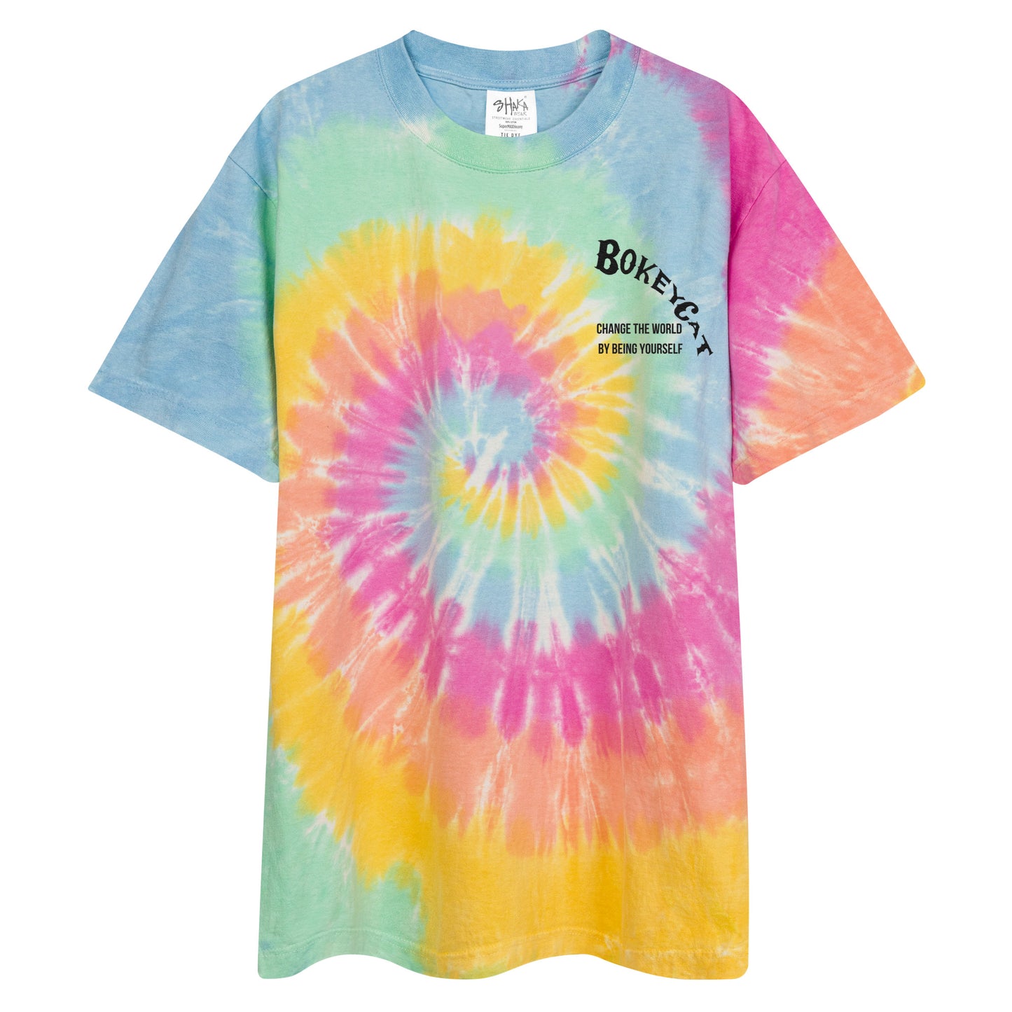 BokeyCat Oversized tie-dye t-shirt