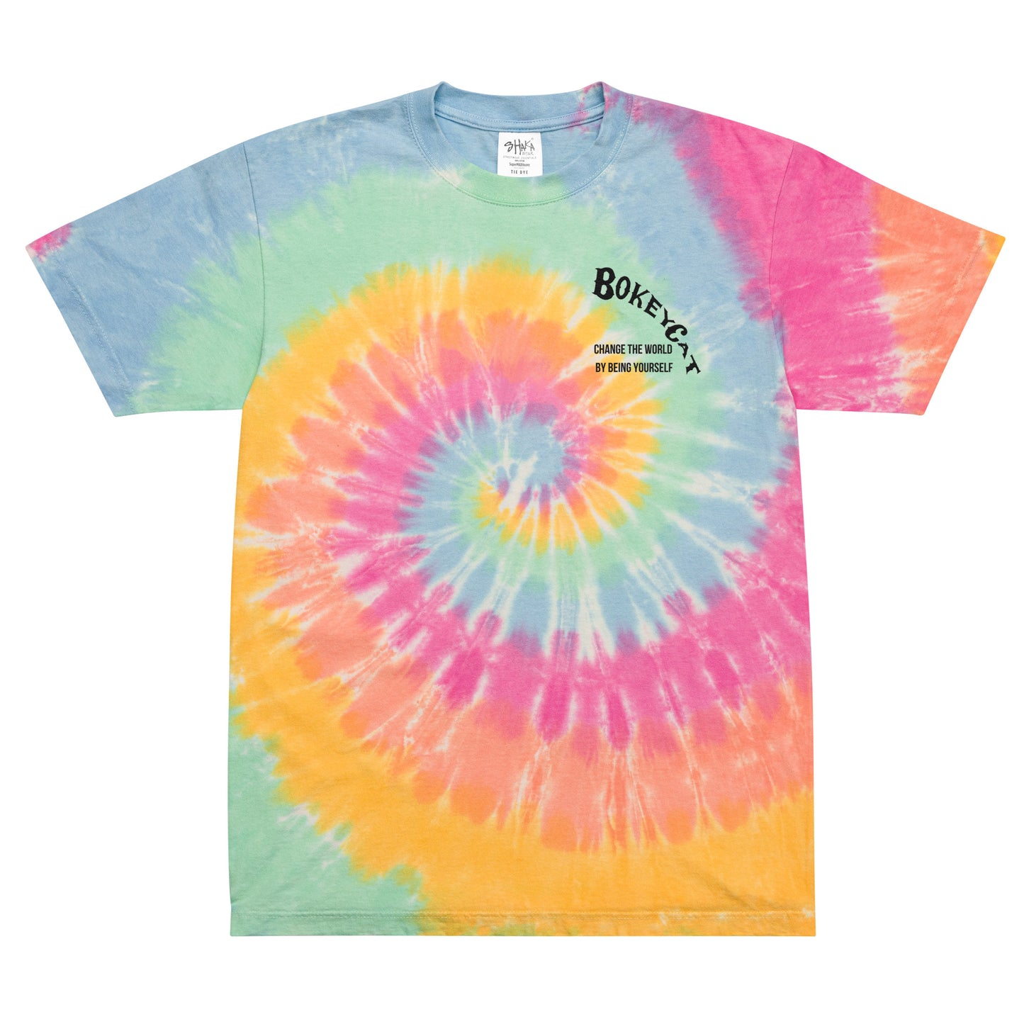 BokeyCat Oversized tie-dye t-shirt