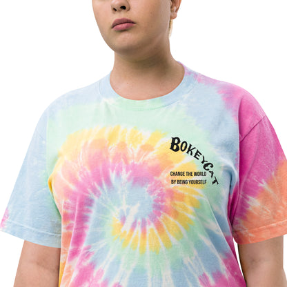 BokeyCat Oversized tie-dye t-shirt