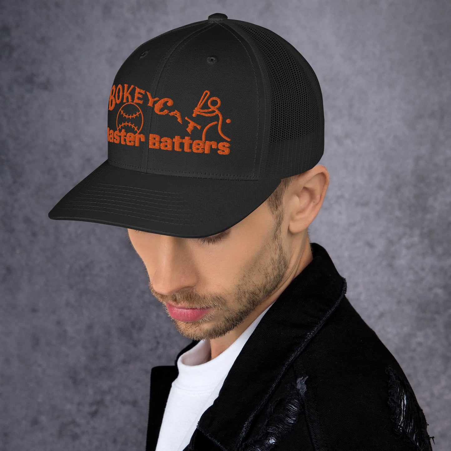 BokeyCat Master Batters Trucker Cap