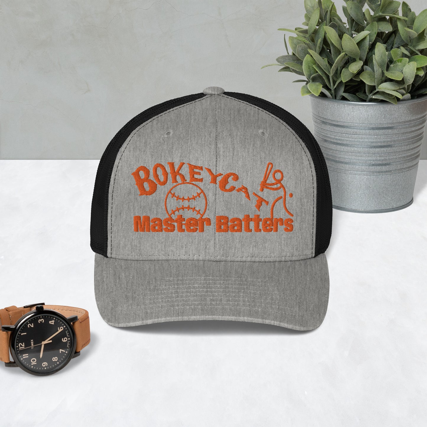 BokeyCat Master Batters Trucker Cap