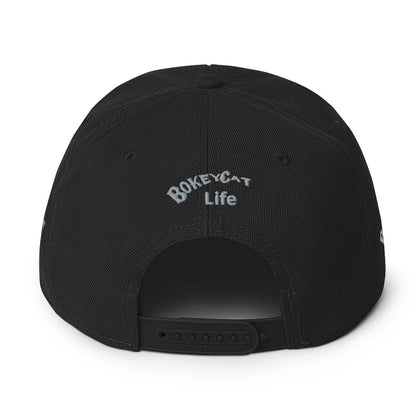 BokeyCat Life Snapback Hat