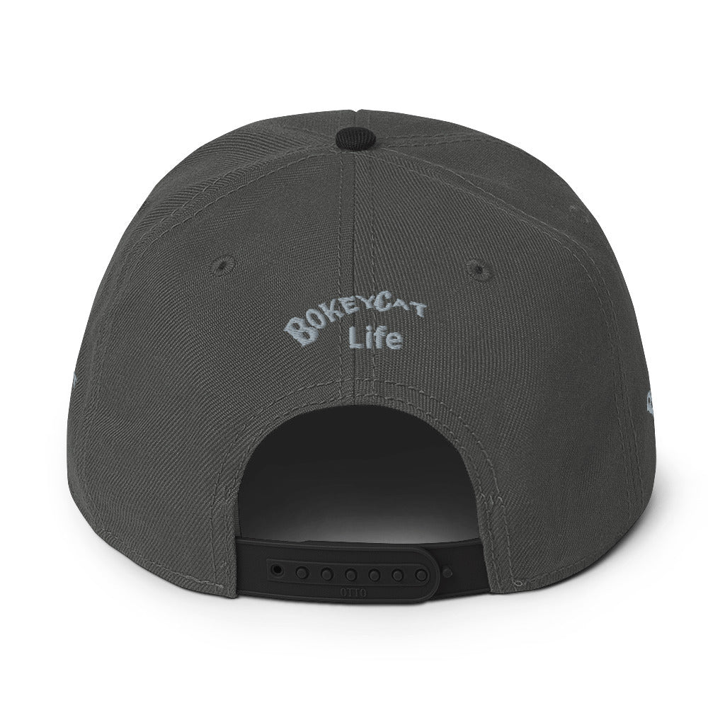 BokeyCat Life Snapback Hat