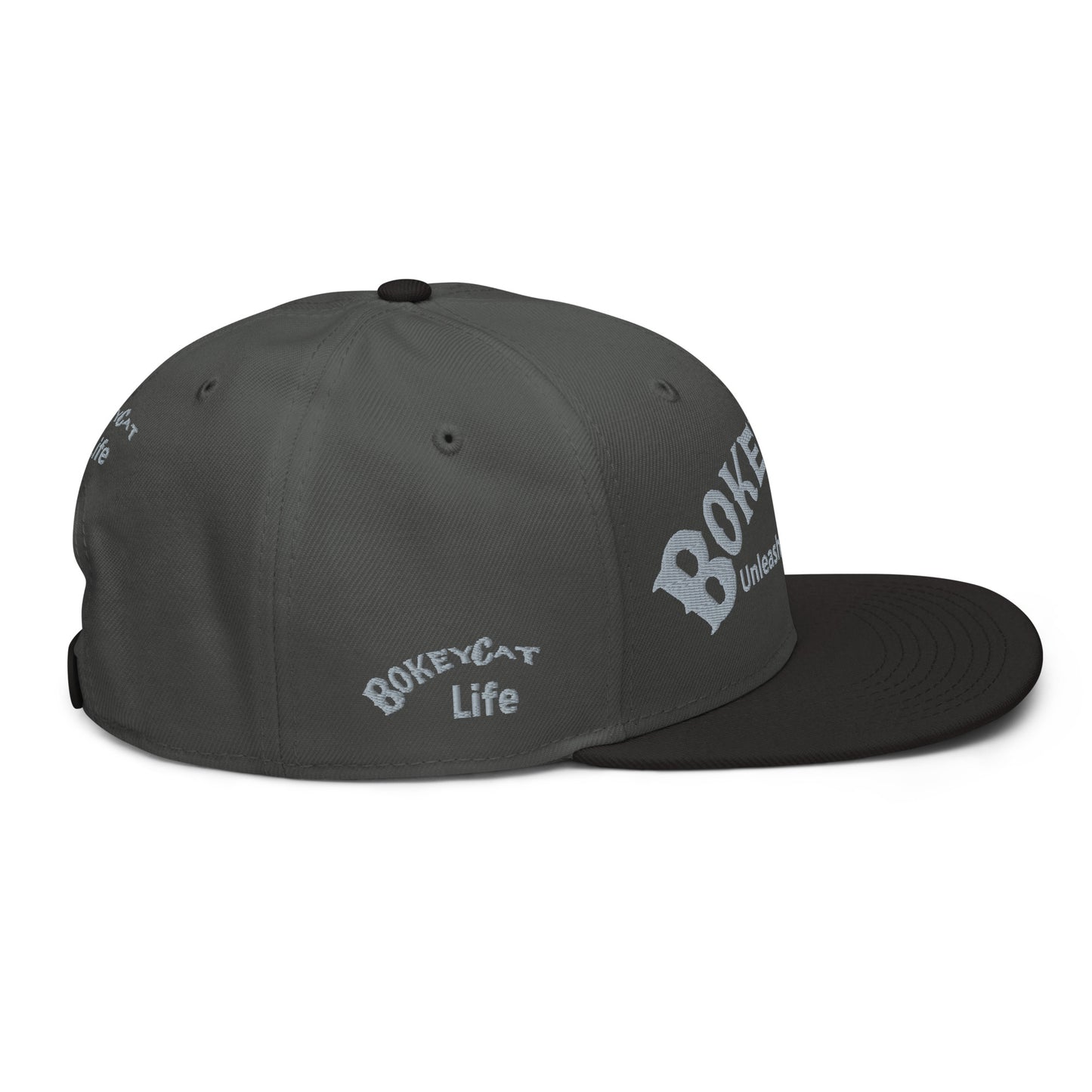 BokeyCat Life Snapback Hat