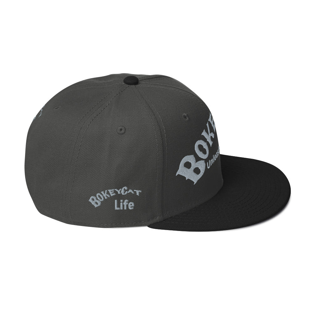 BokeyCat Life Snapback Hat