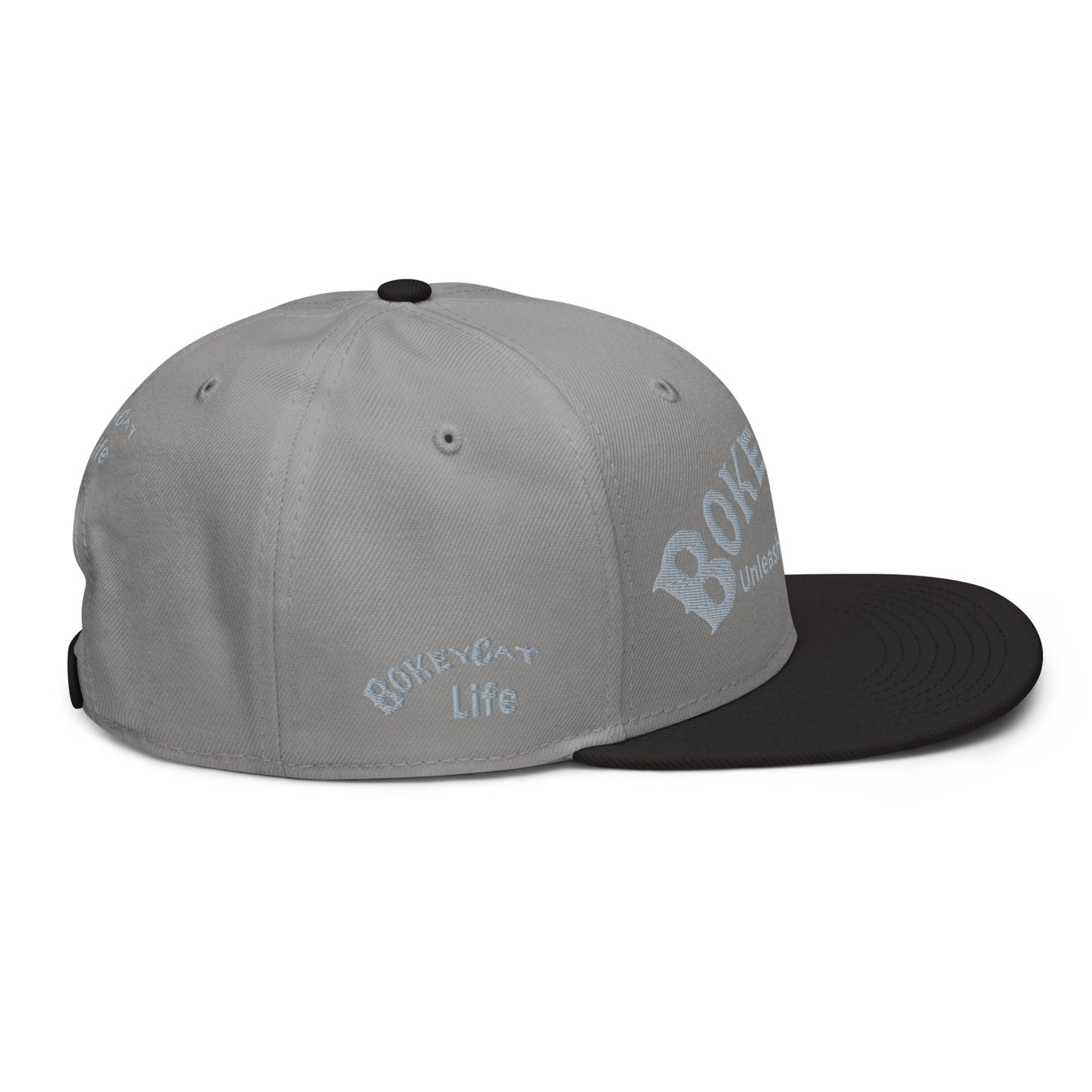 BokeyCat Life Snapback Hat