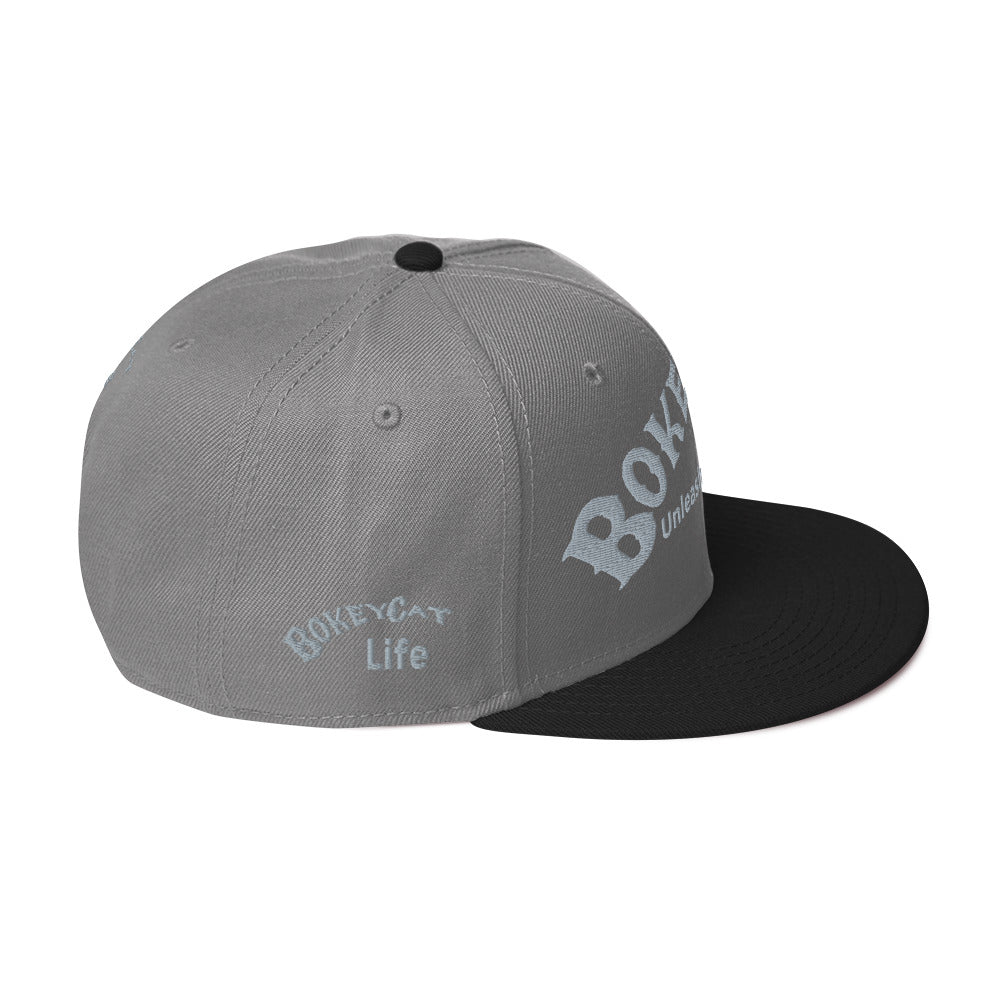 BokeyCat Life Snapback Hat