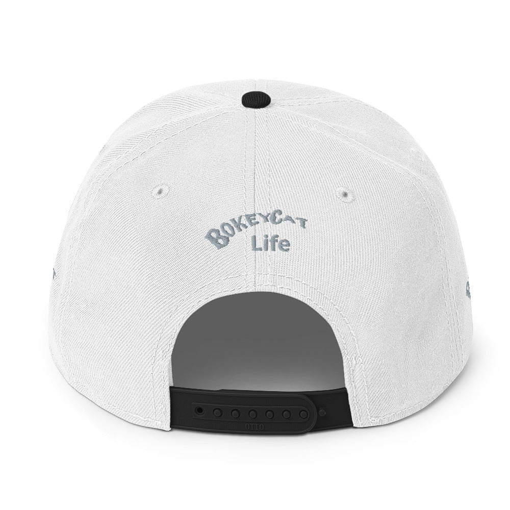 BokeyCat Life Snapback Hat