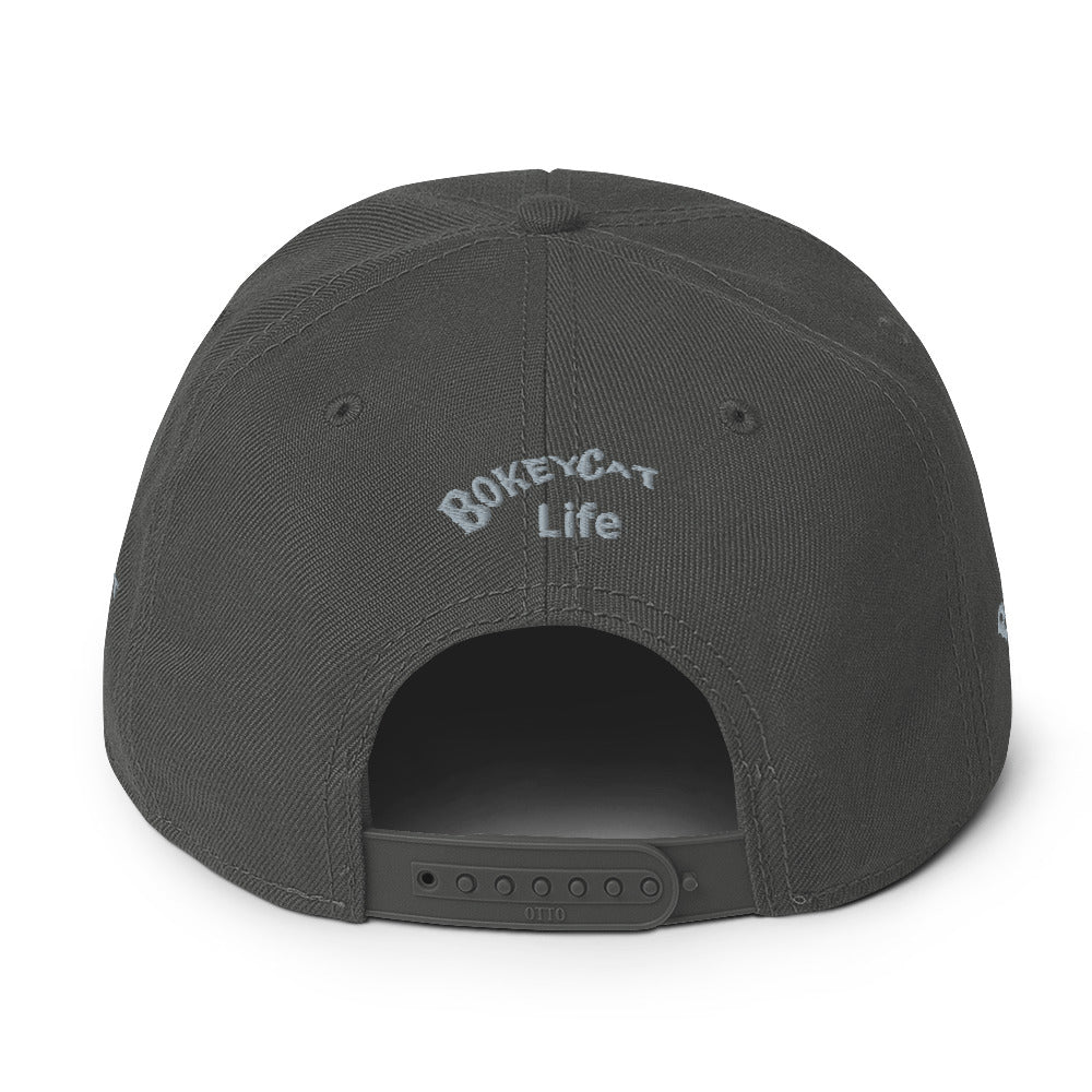 BokeyCat Life Snapback Hat