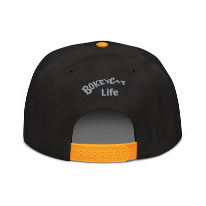 BokeyCat Life Snapback Hat