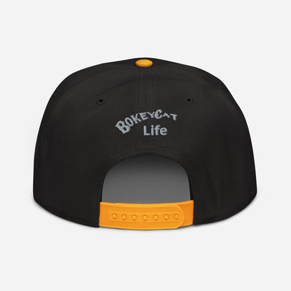 BokeyCat Life Snapback Hat