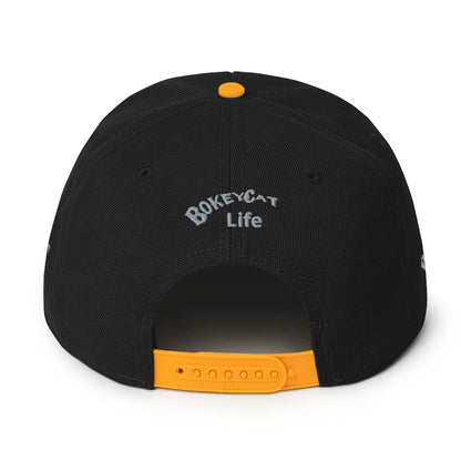 BokeyCat Life Snapback Hat