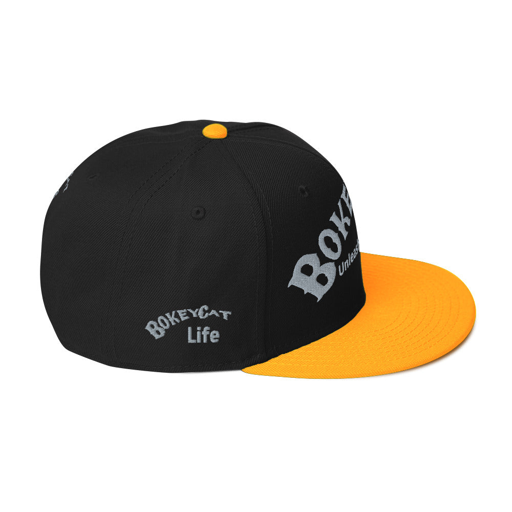 BokeyCat Life Snapback Hat