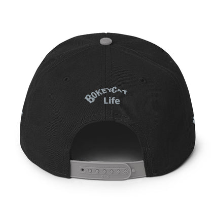 BokeyCat Life Snapback Hat