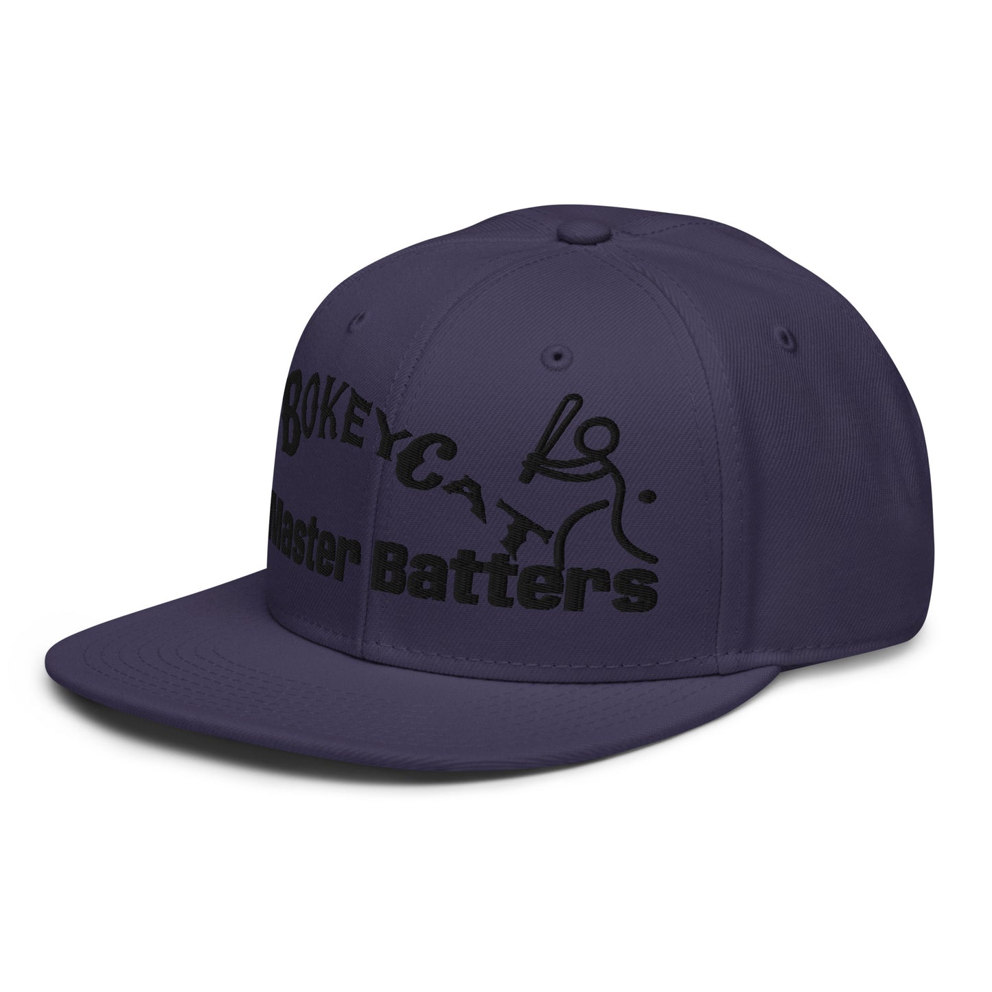 BokeyCat Master Batters Snapback Hat