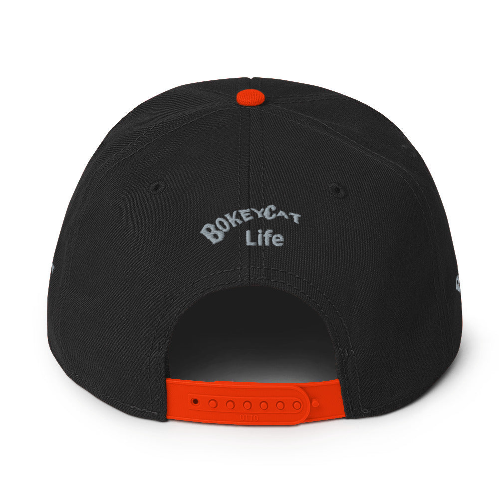 BokeyCat Life Snapback Hat