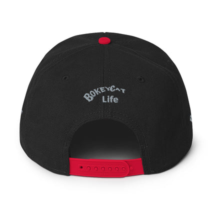 BokeyCat Life Snapback Hat