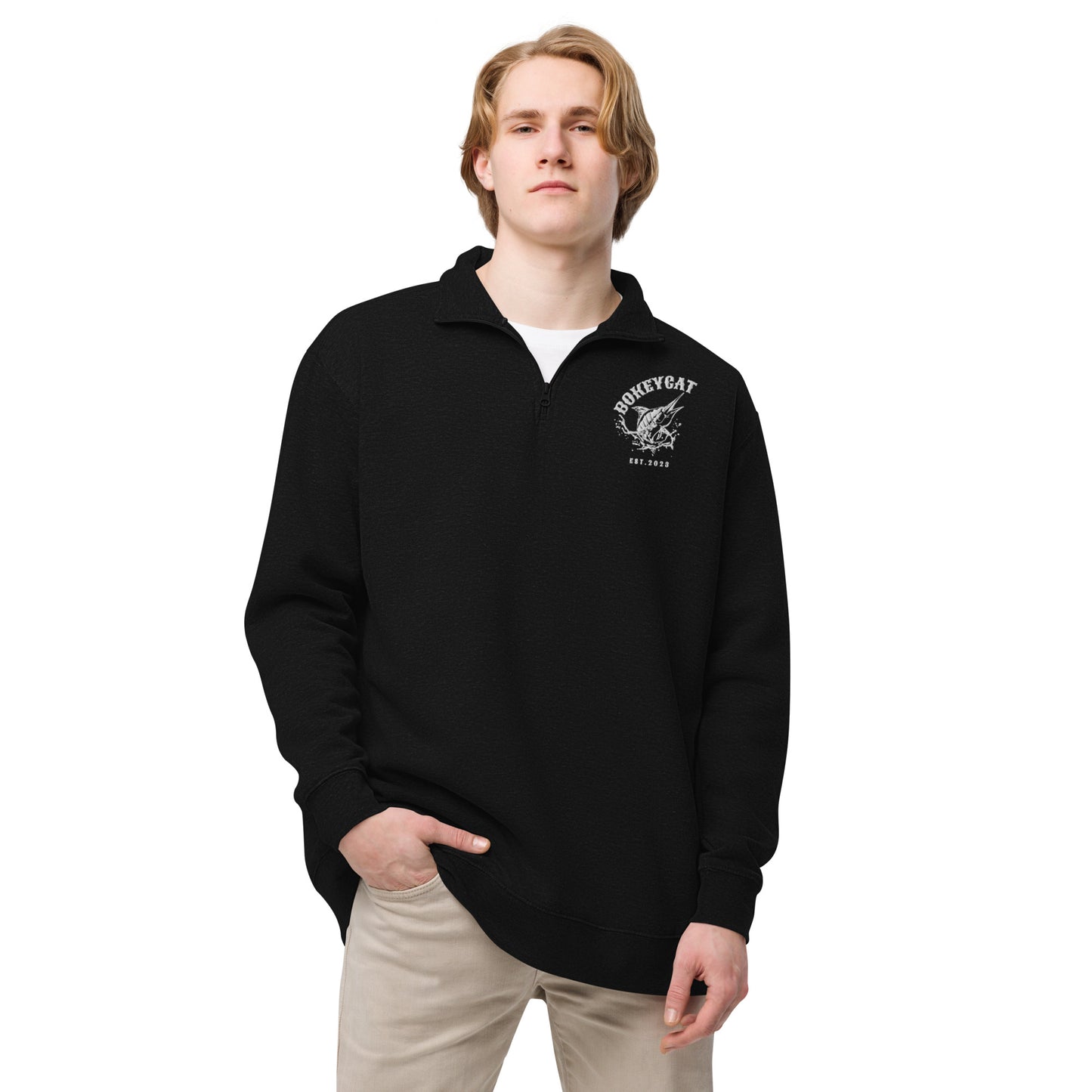 BokeyCat Unisex fleece pullover