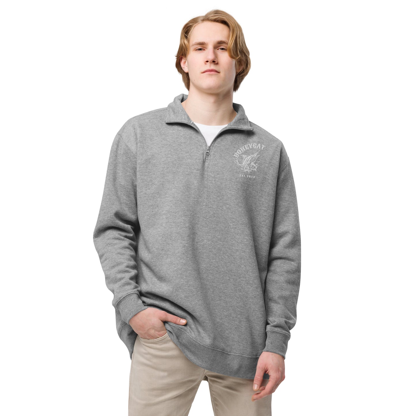 BokeyCat Unisex fleece pullover