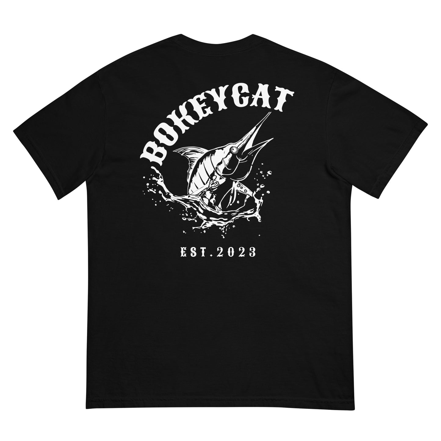 BokeyCat Unisex garment-dyed heavyweight t-shirt