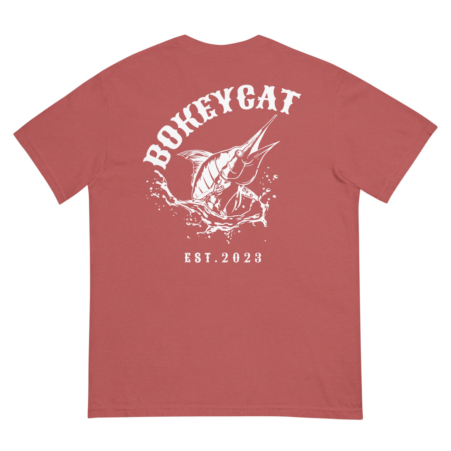 BokeyCat Unisex garment-dyed heavyweight t-shirt