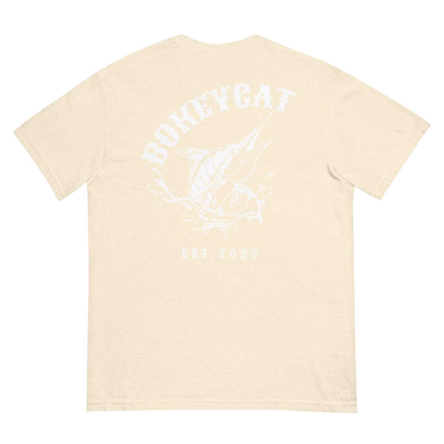 BokeyCat Unisex garment-dyed heavyweight t-shirt